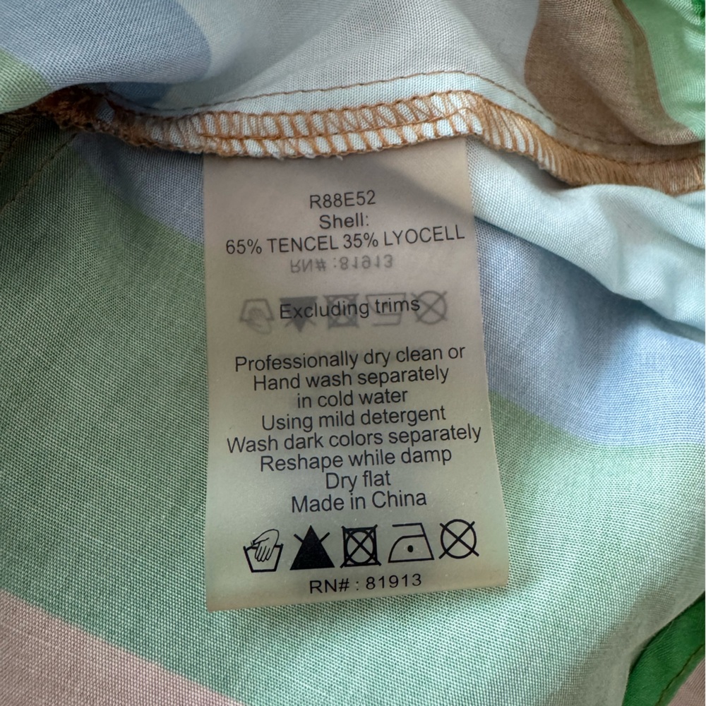Hope for Flowers Colorful Striped Women's Top‎ Size Medium - Picture 14 of 15